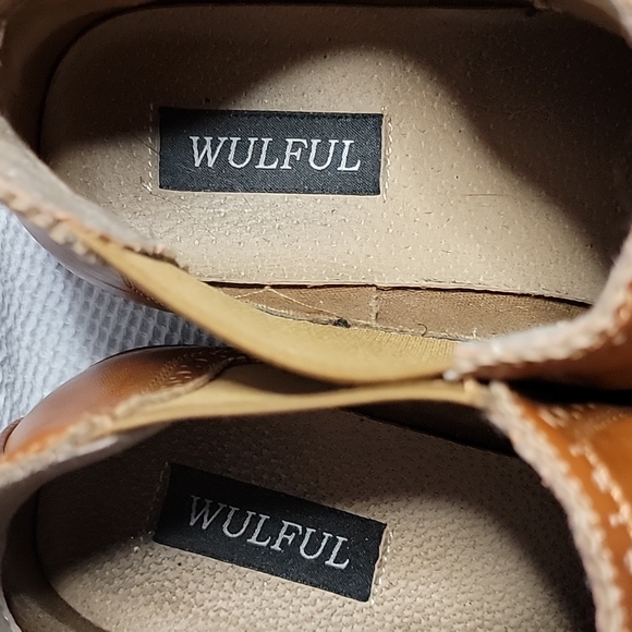 Broughed Wingtip Chelsea Ankle Boots by WulFul M sz 13 EUC - Picture 5 of 7